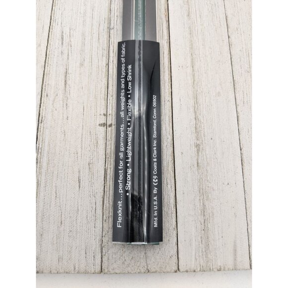 Vintage J&P Coats Flex Knit All Purpose Zipper 18" Forest Green 61-A - Picture 6 of 6